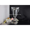 Trofeo de cristal claro gravable popular